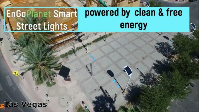 拉斯维加斯推出动能路灯，走路也发电！--广州奔想智能科技有限公司