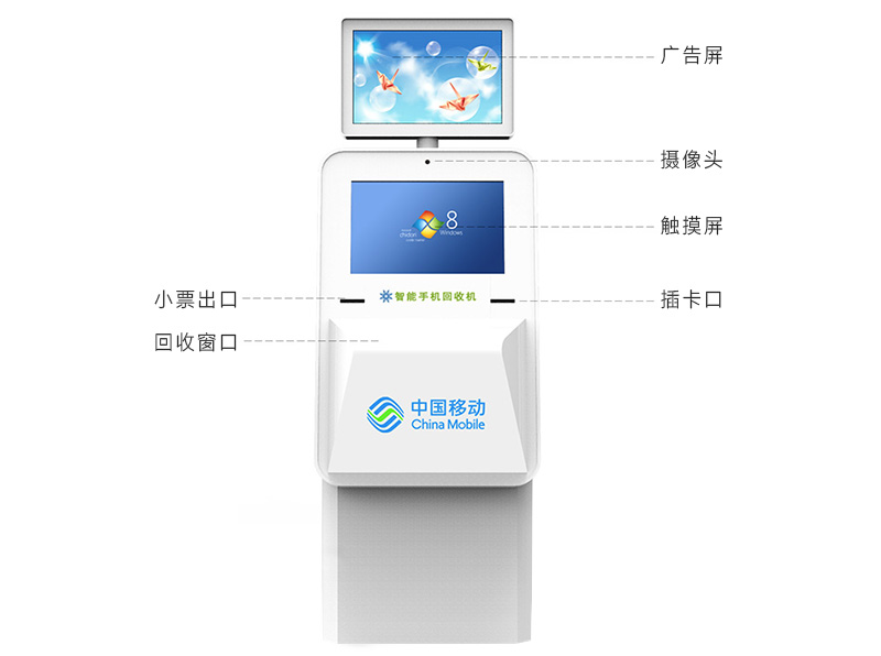 自助手机回收系统端口指示-广州奔想智能科技有限公司